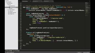 Building POST register and broadcast node Endpoint   Part 2