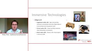 Webinar | Tech-Trends in der Krise Teil 1: Immersive Technologien (AV-VR-MR)