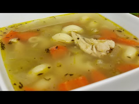 Easy Homemade Chicken Noodle Soup|Rotisserie Chicken Noodle Soup