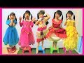 Five little Babies Jumping on the Bed ☆ Five Little Princess ベッドでジャンプ 童謡 子供のための歌