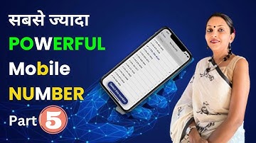 THE MOST POWERFUL Mobile NUMBER  Combinations  - Complete Mobile Numerology | Hindi | Part 5