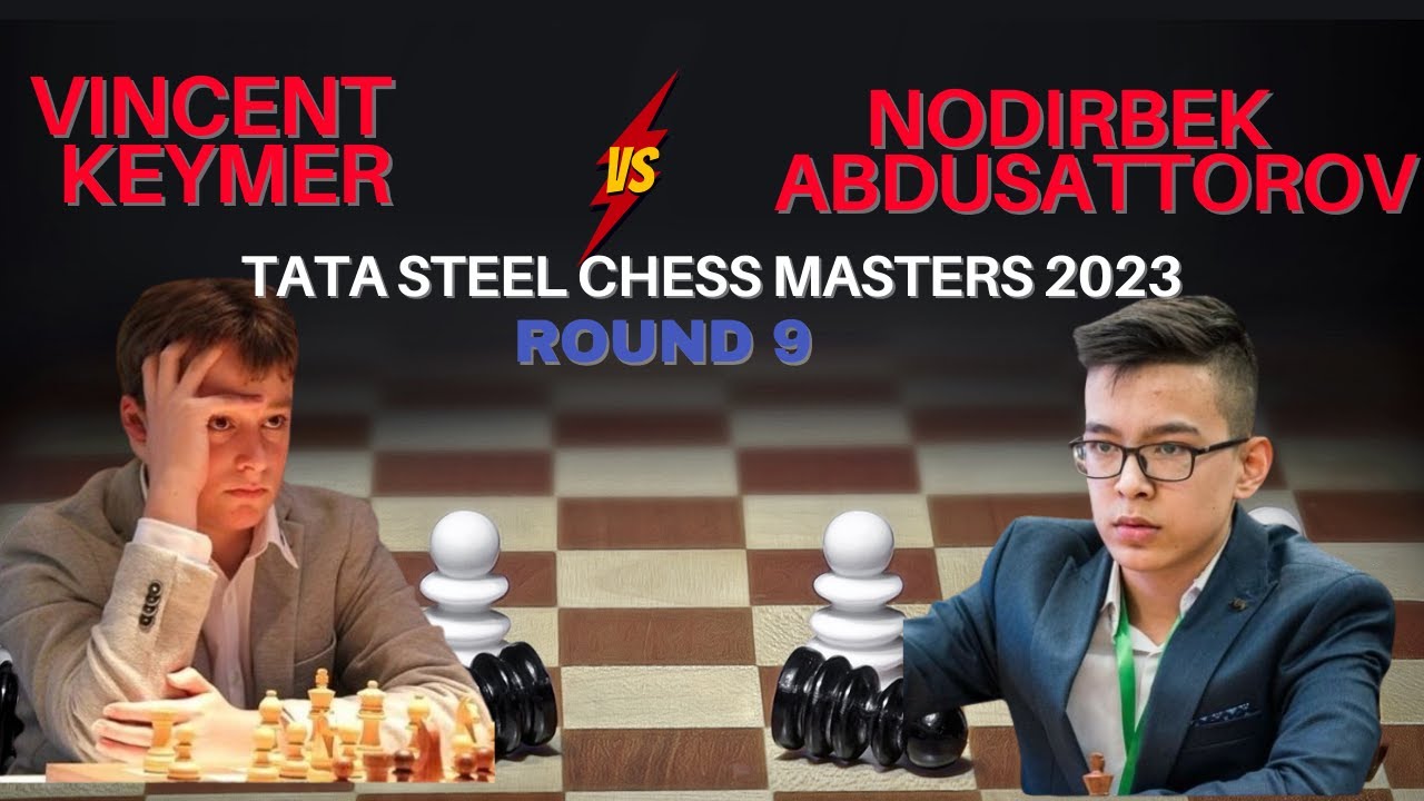 Standings Results Tata Steel Masters 2023 (Round 9) with Carlsen