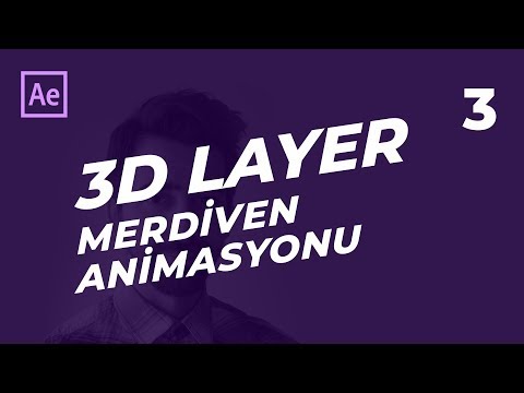 After Effects’te Kinetik Tipografi #3 3D Layer ile Merdiven Animasyonu