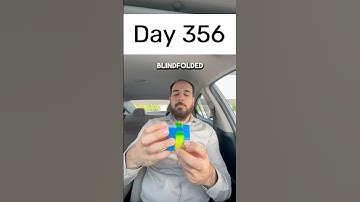 Day 356 of solving the Rubik’s cube blindfolded every single day until I break the National Record.