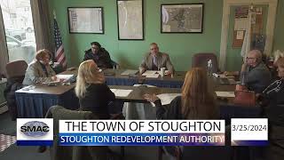 Stoughton Redevelopment Authority Meeting 3\/25\/24