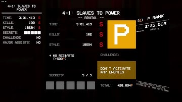 Daily ULTRAKILL P-rank until I get HRT (day 51 | 4-1)