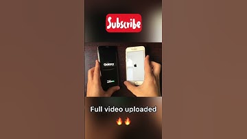 Samsung s9 vs iphone 8 speed test #shorts #apple