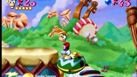 Rayman 1 (PC/MS-DOS) - Band Land - Bongo Hills (Part 1/2)