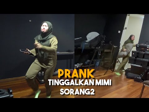 PRANK KUNCI MIMI DALAM BILIK SEORANG DIRI JAM 12 MALAM !!!! MEMANG PEN4KUT...