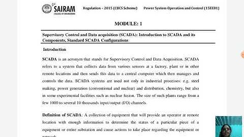 Lecture Video_15EE81_Module-1_SCADA_Gunasekari.R