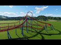 Superman Escape Warner Bros. Movie World Recreation Planet Coaster 2 POV