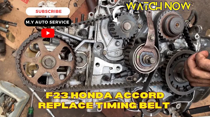 F23 Honda Accord Replace Timing Belts