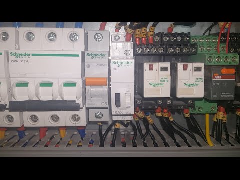 Latching Relay Purpose/Connection/Operation in Control Panel (Shown Practically) in Hindi+Eng Sub/CC