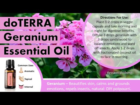 Fabulous doTERRA Geranium Essential Oil Uses