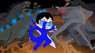 TRIANGLE vs MONKEY - KAIJU BRAWL 2!! (part 48) (But I’m In It)