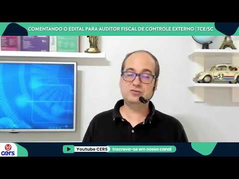 Comentando o Edital para Auditor Fiscal de Controle Externo | TCE/SC