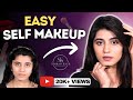 Easy self makeup without foundation for beginners