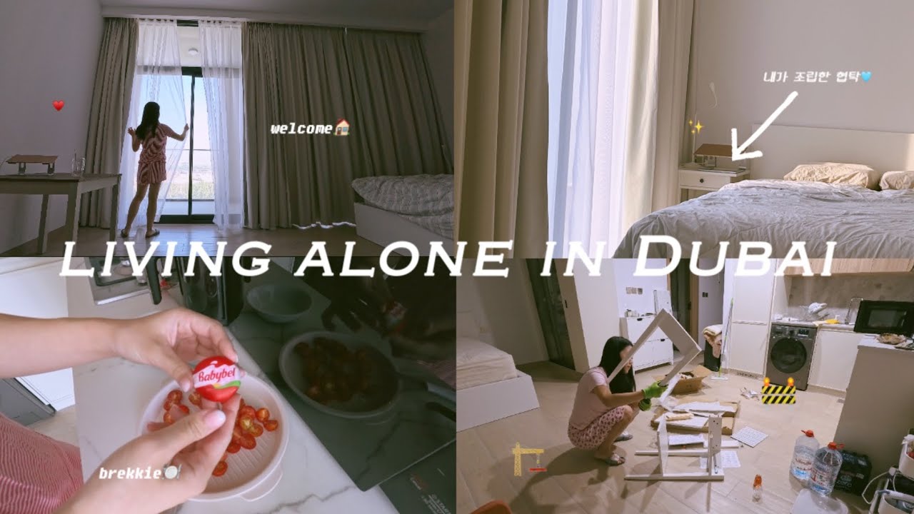 나 혼자 두바이에 산다 🏠 밥해 먹고 출근하는 자취생활 🍽️🐫 현재 집 인테리어 상황⍰