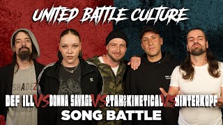 Song Battle Def Ill Vs Donna Savage Vs P.tah&Kinetical Vs Hinterkopf Ubc 03.04.2025