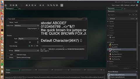 Creating a Font in Game Maker