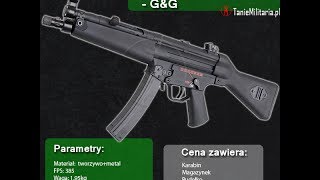 MP5A5 (EGM A4 STD) FIRMY G&G - TANIEMILITARIA.PL