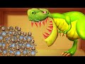 9999 Baby Buddy Born vs Dinosaur - Bio Weapons vs Dinosaur | Kick The Buddy 2020