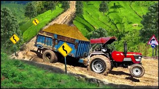 Heavy Tractor Trolley Cargo Simulator 3d | OffRoad game | Tractor games | Android Gameplay screenshot 4