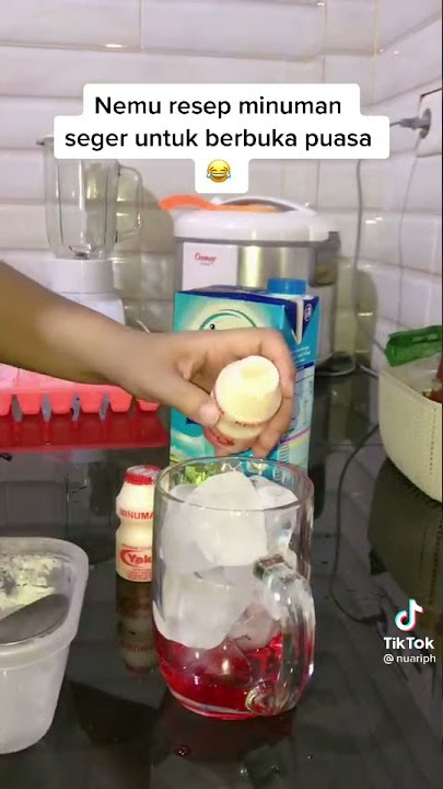 minuman segar untuk berbuka puasa