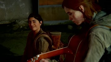 THE LAST OF US 2 Walkthrough Gameplay Part 8- Downtown - Music Shop - No Commentary