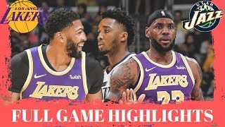 Los Angeles Lakers vs Utah Jazz | Full Game Highlights | 2019-2020 NBA Season .video