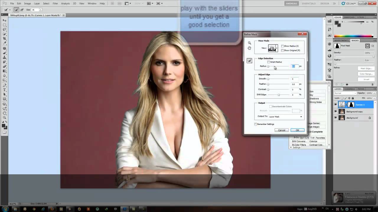 Adobe Photoshop CS5-Change Background color - YouTube