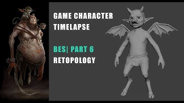 Bes Retopology | Game Character Timelapse | Part 6 | Maya