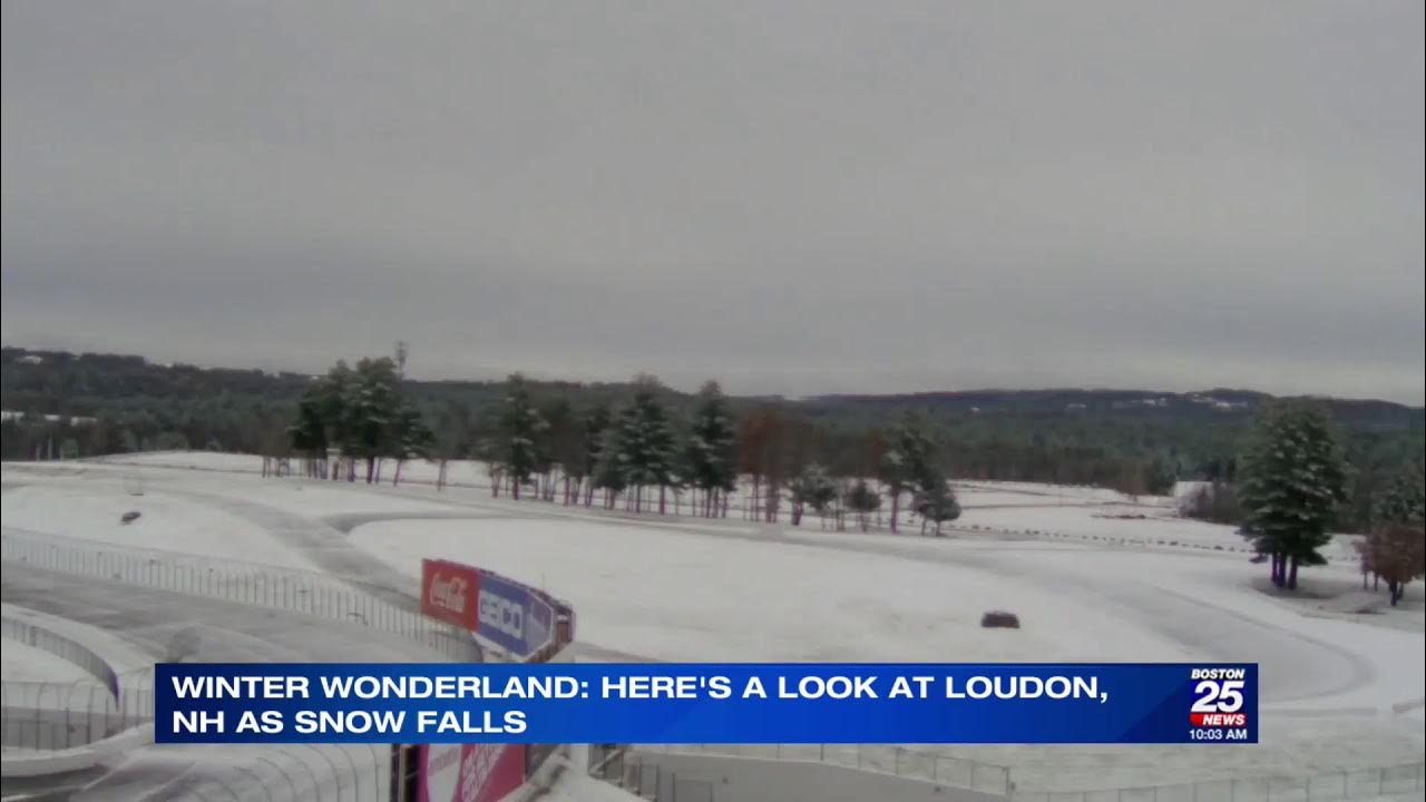 Winter Wonderland Here's a look at Loudon, NH as fresh snow falls