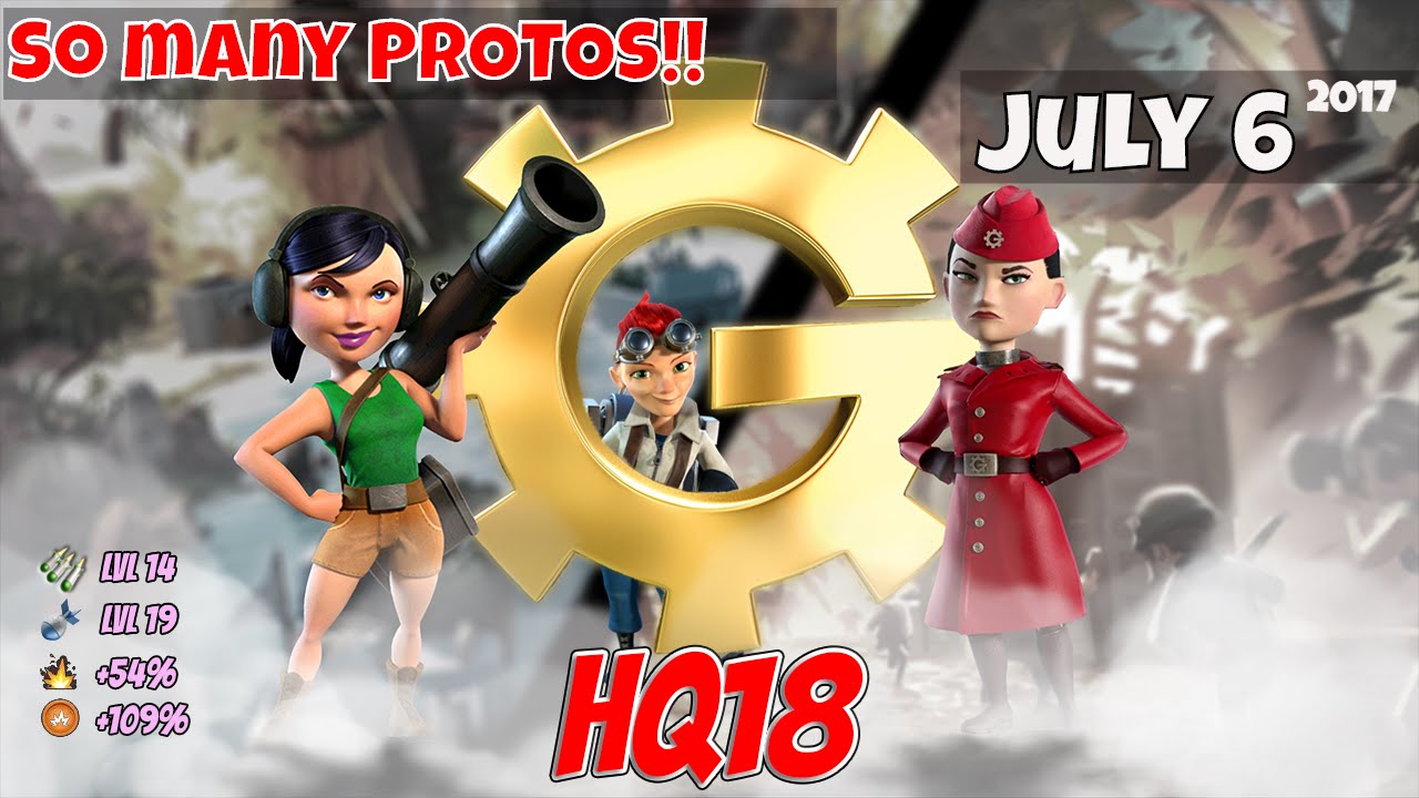 Boom Beach - HQ18 War Factory Unboosted - July 6/2017