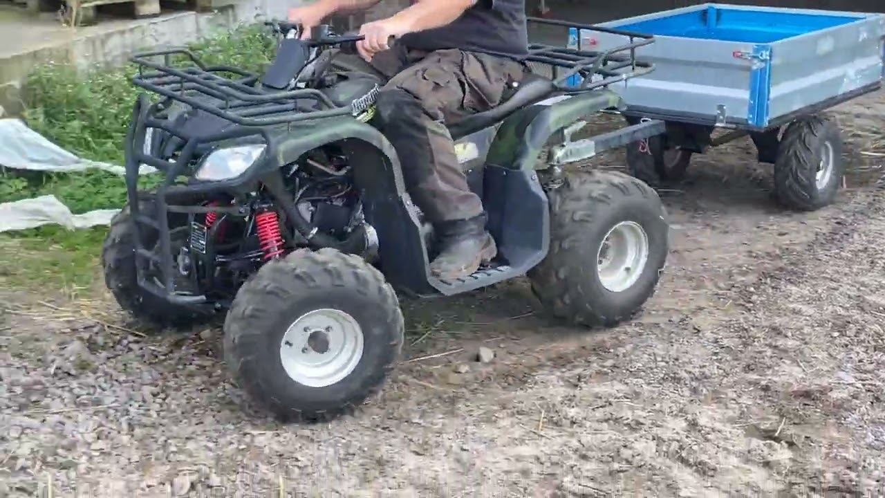 Fyrhjuling med kärra Gepard 150cc