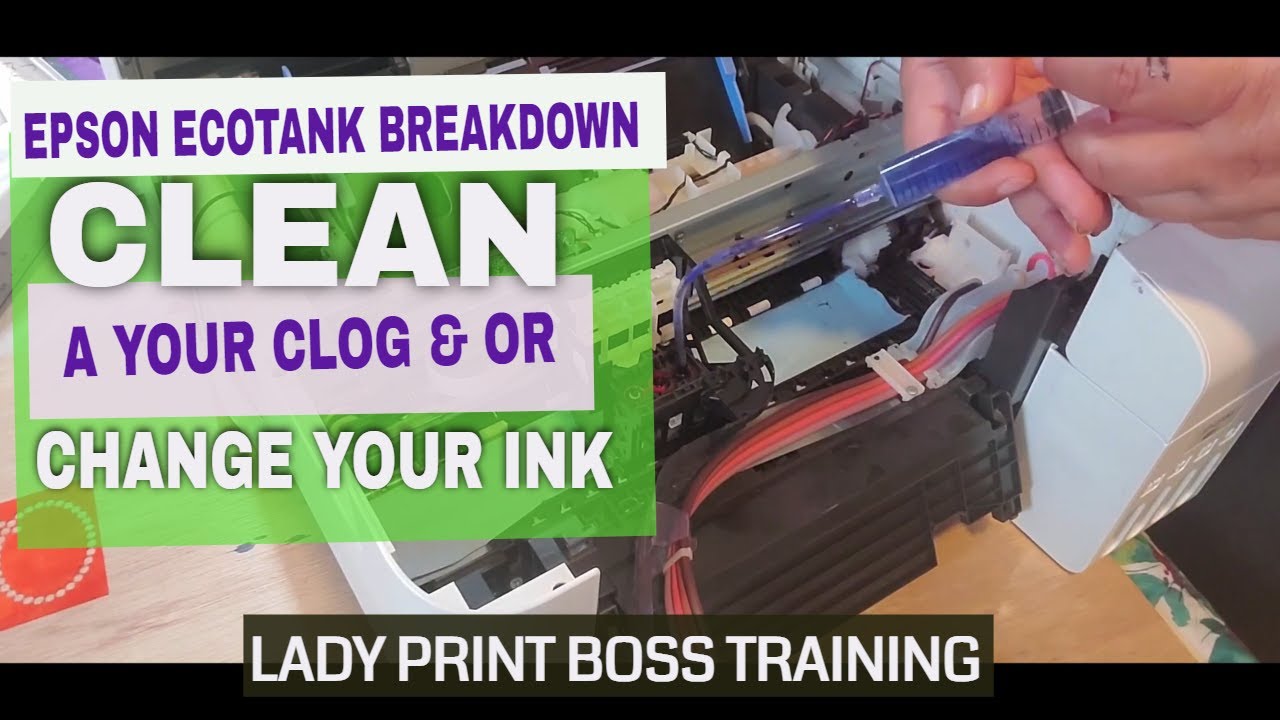 Epson ET-2720 constant streaks/missing ink : r/SublimationPrinting