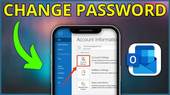 How To Correctly Change Outlook Password on Phone (EASY TUTORIAL) 2025