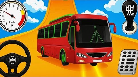 Bus Simulator 3D – Mega Ramp Impossible Stunts Racing - Android Gameplay