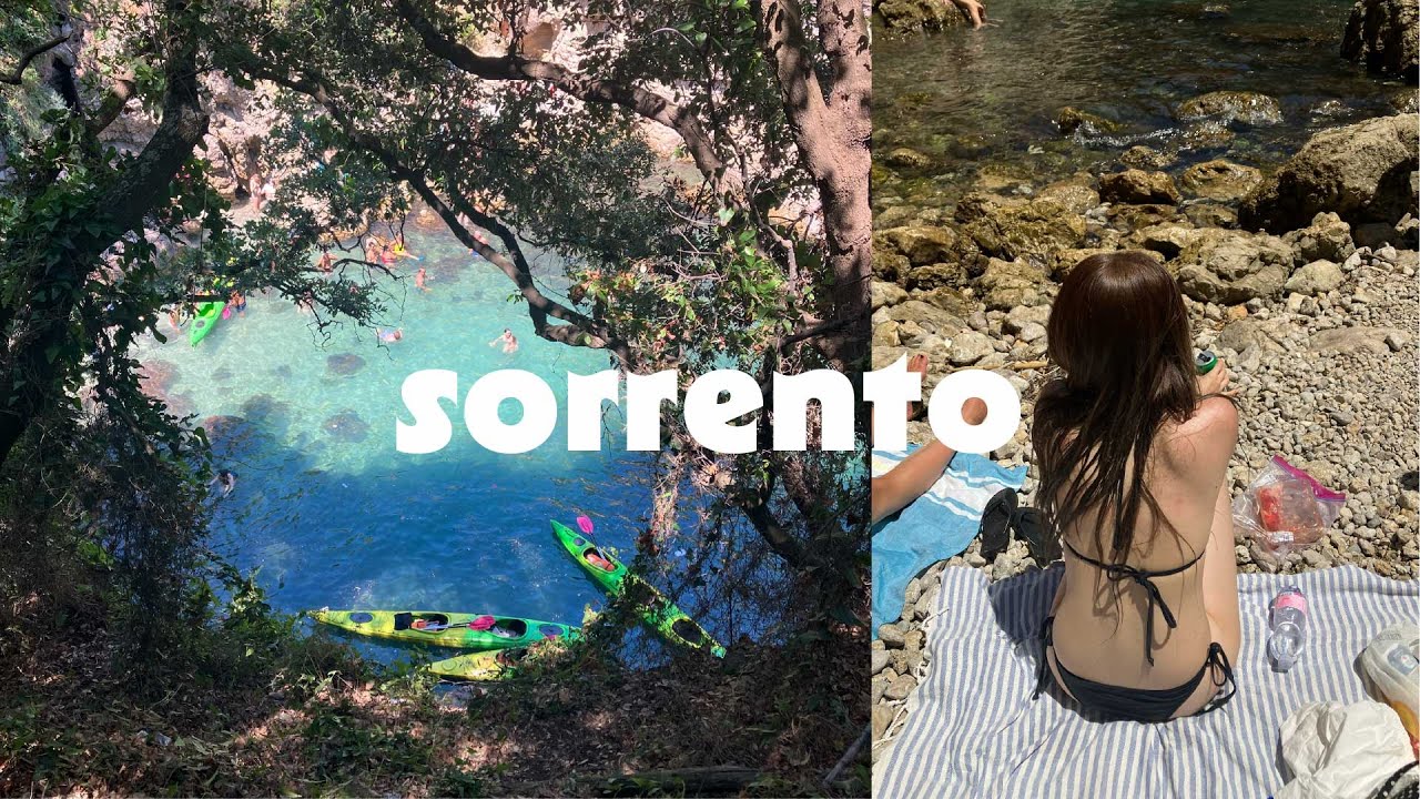 🇮🇹 이탈리아 남부 소렌토 여행 그리고 그림같은 바다ㅣ이탈리아 남부 • 로마에서 소렌토 • 소렌토 무료 해변