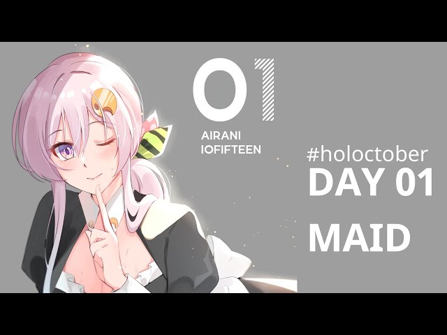【 #holoctober 】DAY 1 Maid - Speedpaint【 iofi / hololiveID 】のサムネイル