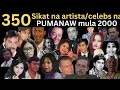 350 sikat na mga artista celebs na pumanaw mula 2000