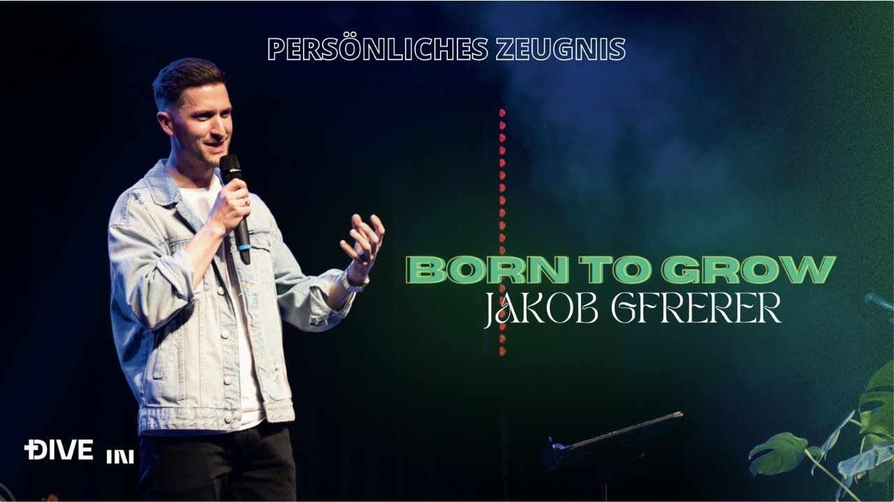 Born to grow | Jakob Gfrerer | DIVE IN event 03/25