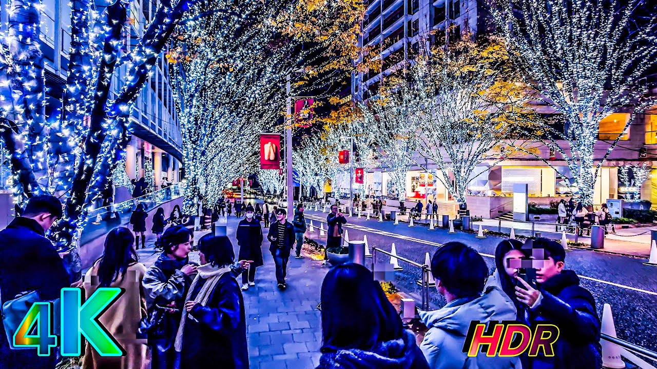 Tokyo Tower Christmas Market to Roppongi Hills, a frame from the walk
