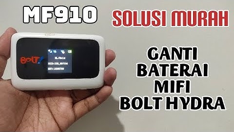 MEMBUAT BATERAI MODIFIKASI MURAH MERIAH UNTUK MODEM MIFI BOLT HYDRA ZTE MF910