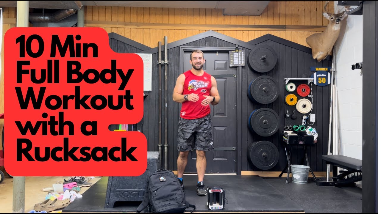 Workout Ruck Sacks 10 Min Full Body Workout w/ a Rucksack & Box - YouTube