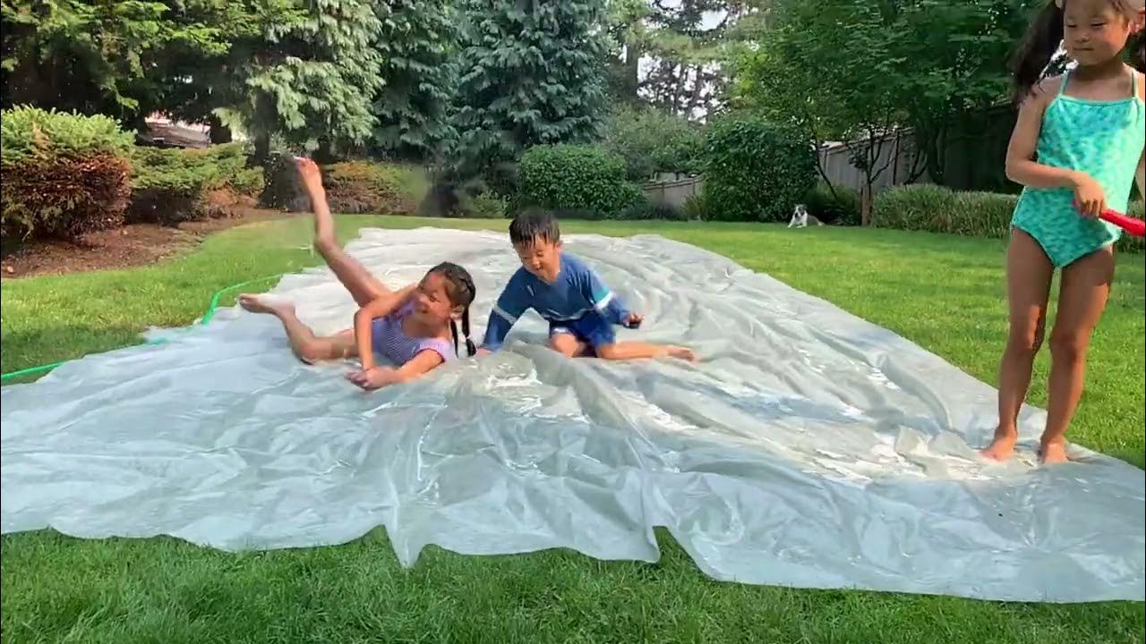 Backyard Slip N Slide Youtube