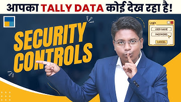 How to use security control in tally prime | Security control in Tally prime
