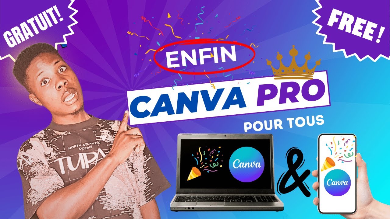 COMMENT AVOIR CANVA PRO EN 2025 - YouTube