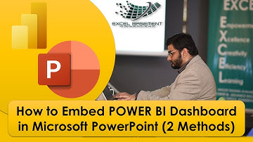 How to Embed Microsoft POWER BI Dashboard in Microsoft PowerPoint Presentation (2 Methods)