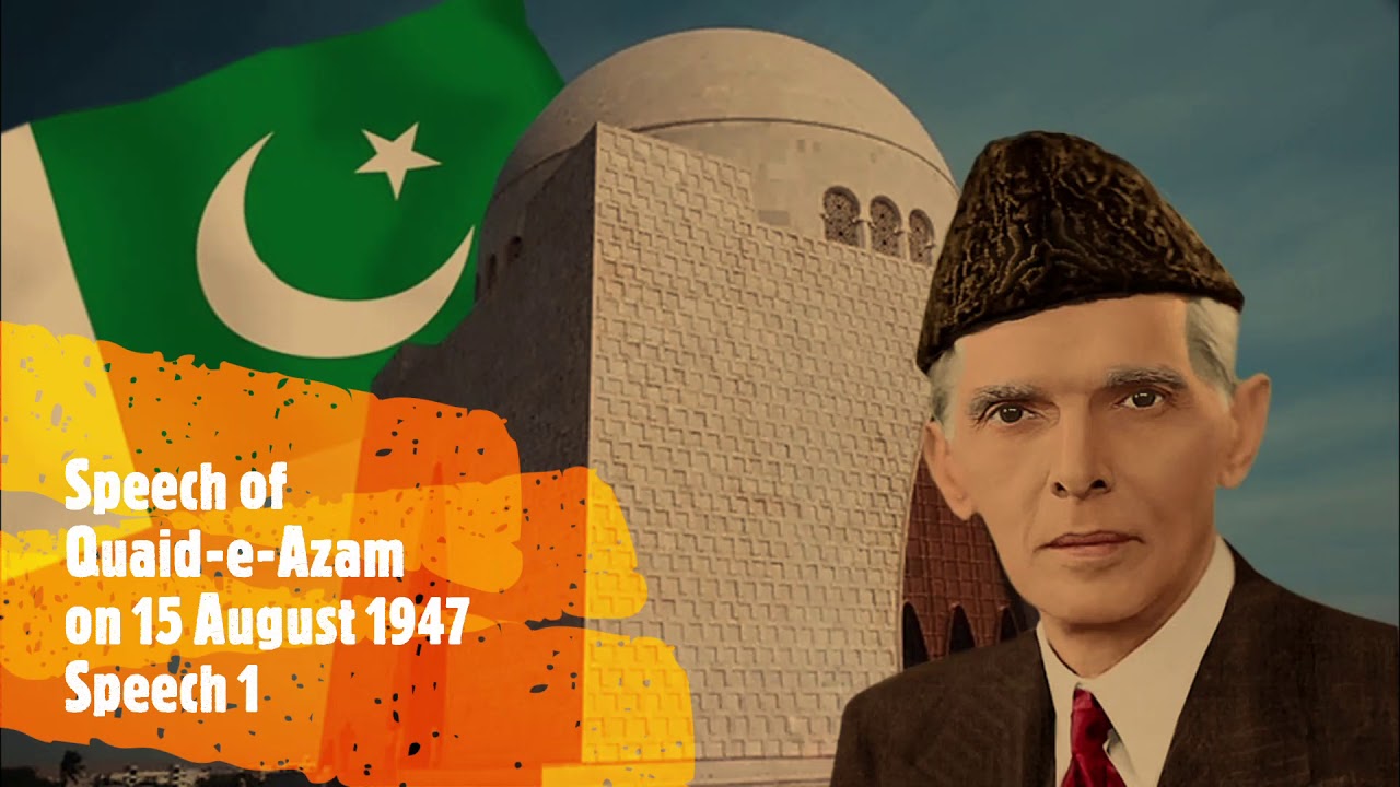 quaid e azam speech in english written